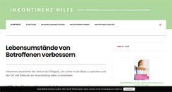 Desktop Screenshot of hilfe-inkontinenz.net